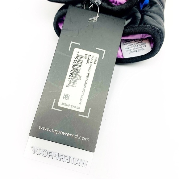 UR Powered Waterproof Touch Compatible Gloves Size Small NWT - Picture 11 of 11